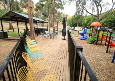 BBQ Area overlooking Playground