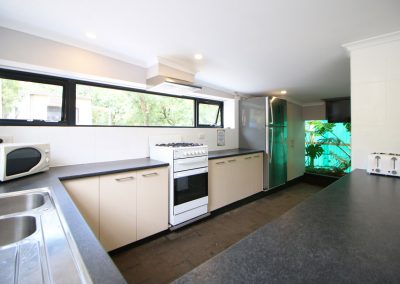 Camp Kitchen enclosed indoors